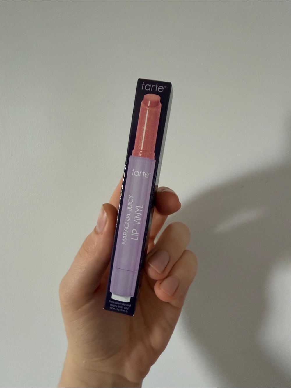 tarte Lip Vinyl Balm in Shimmery Pink Peach